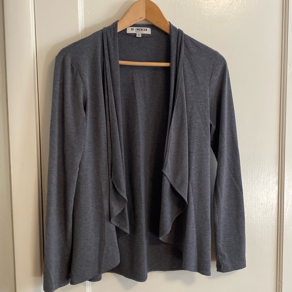 Of Mercer Gray Work Cardigan